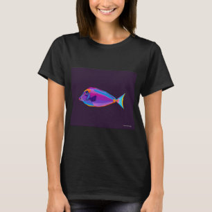 Blauer Fisch Pop Art 002 T-Shirt