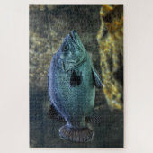 Blauer Fisch Puzzle (Vertikal)