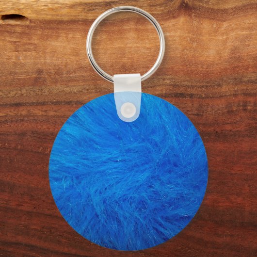 Blauer Fisch Schlüsselanhänger (Vorderseite)