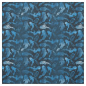 Blauer Fisch Stoff (Muster)