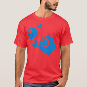 Blauer Fisch T-Shirt