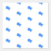Blauer Fisch Tapete (Vorderseite)