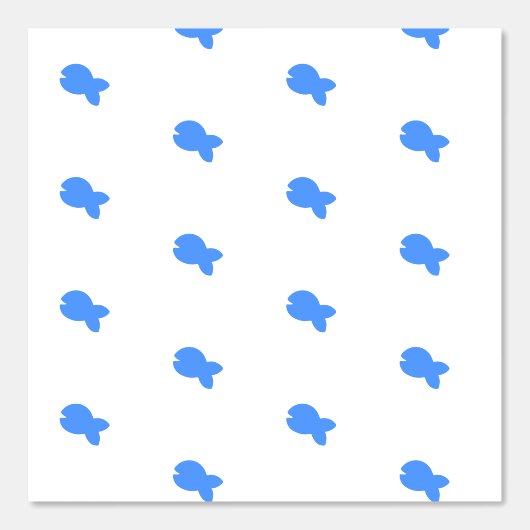 Blauer Fisch Tapete (Vorderseite)