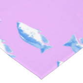Blauer Fisch Tischdecke (Schrägansicht)