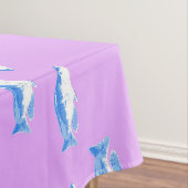 Blauer Fisch Tischdecke (Beispiel)
