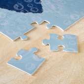 Blauer Fischpuzzle Puzzle (Seite)