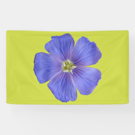 Blauer Flachs #1 Banner (Horizontal)