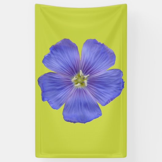 Blauer Flachs #1 Banner (Vertikal)