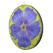 Blauer Flachs #1 Dartscheibe (Vorderseite rechts)