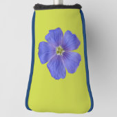 Blauer Flachs #1 Golf Headcover (Rotieren 90)