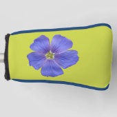 Blauer Flachs #1 Golf Headcover (Vorderseite)