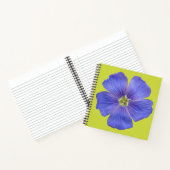 Blauer Flachs #1 Notizblock (Innenseite)