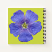 Blauer Flachs #1 Notizblock (Rückseite)