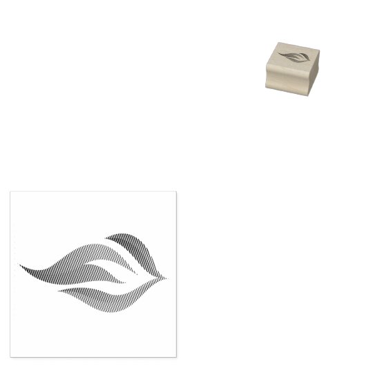 Blauer Flammenstrahl behalten Gummistempel (Stempel)