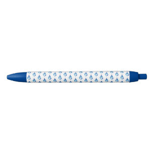 Blauer Flammenstrahl behalten Kugelschreiber