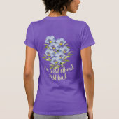 Blauer Flax Pickleball T-Shirt (Rückseite)