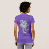 Blauer Flax Pickleball T-Shirt (Schwarz voll)