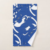 Blauer Fleck Badhandtuch Set (Handtuch)