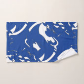 Blauer Fleck Badhandtuch Set (Handtuch)