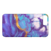 Blauer Fleck Case-Mate iPhone Hülle (Rückseite (Horizontal))