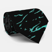 Blauer Fleck Krawatte (Gerollt)