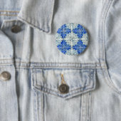 Blauer Fliesen-Entwurf 2 - Wirbel Button (Beispiel)