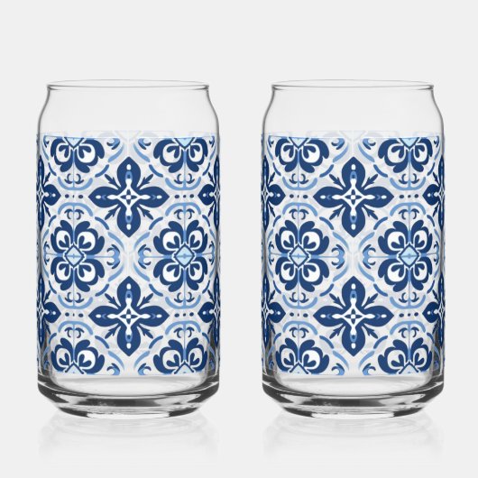 Blauer Fliesenbarsch Dosenglas (Links)