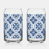 Blauer Fliesenbarsch Dosenglas (Rückseite)