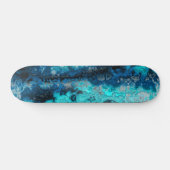 Blauer Flor Skateboard (Horizontal)