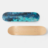 Blauer Flor Skateboard (Horizontal)