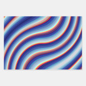 Blauer Flug Geschenkpapier Set (Vorderseite 2)