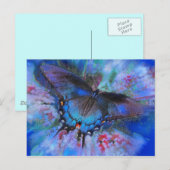 Blauer Flug, Postkarte (Vorne/Hinten)