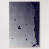 Blauer Flug Puzzle (Vertikal)