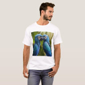 Blauer Flug T-Shirt (Vorne ganz)
