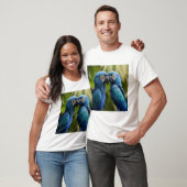 Blauer Flug T-Shirt (Unisex)
