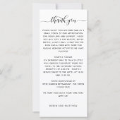 Blauer Flur, Begrüßungsgeschenk für Reisende, Prog (Rückseite)