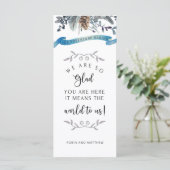 Blauer Flur, Begrüßungsgeschenk für Reisende, Prog (Stehend Vorderseite)