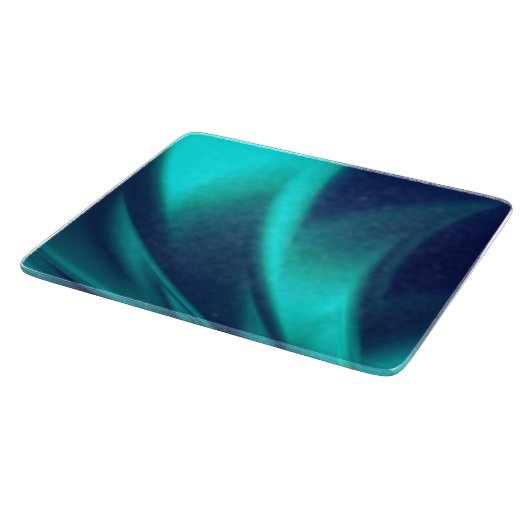 Blauer Flush Glass Schneidebrett (Ecke)