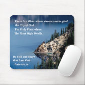 Blauer Fluss Gottes Mousepad. Mousepad (Mit Mouse)