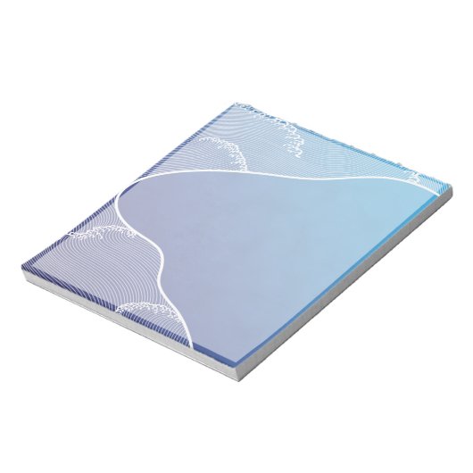 Blauer Fluss Notizblock (Rotiert)