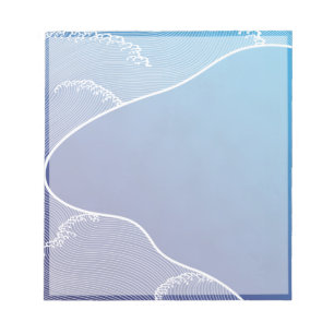 Blauer Fluss Notizblock