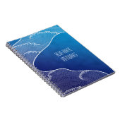 Blauer Fluss Notizblock (Rechte Seite)