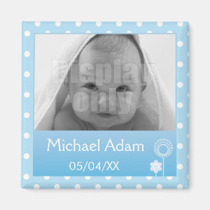 Blauer Fotomagnet Magnet