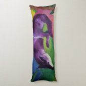 Blauer Fox, 1911 Seitenschläferkissen (Rückseite (Vertikal))