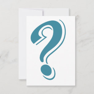BLAUER FRAGE MARK GRAPHICS CURIOUS
