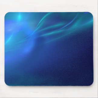 Blauer Fraktal-Nebel Mousepad