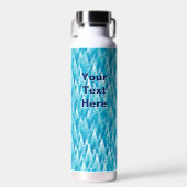 Blauer Fraktalwald-Kanülenkühler Trinkflasche (Vorne)