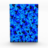 Blauer Frangipani-Blume, Fotoblock (Vorderseite)