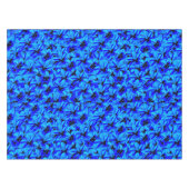 Blauer Frangipani-Blume, Tischdecke (Vorderseite (Horizontal))