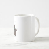 Blauer Französische Bulldogge CEO des Sofas Lustig Kaffeetasse (VorderseiteRechts)